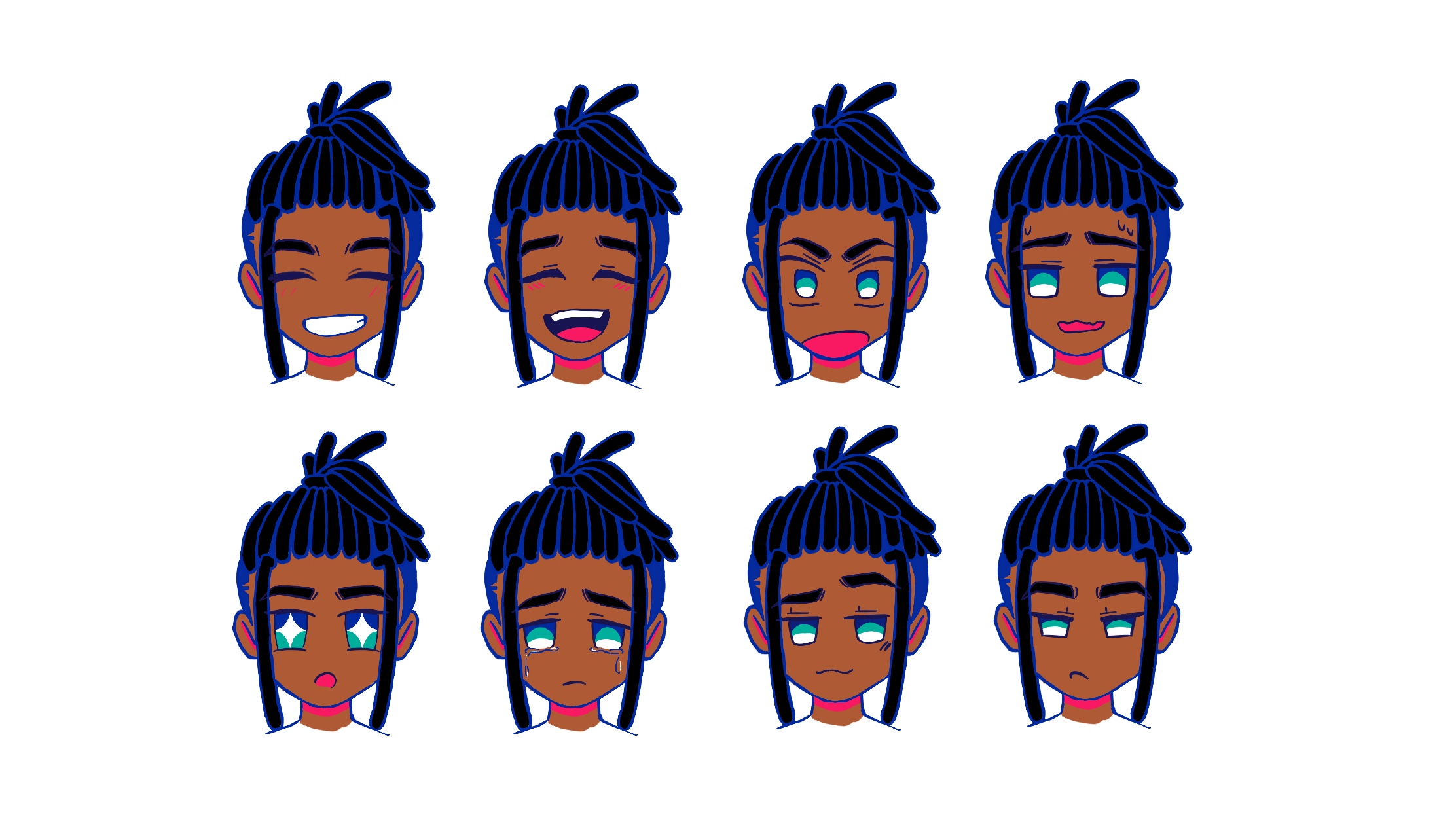 Sub-main character expressions